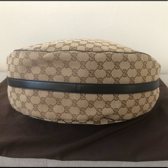 GUCCI GG TWINS CANVAS HOBO BAG - Picture 3 of 8